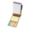 Flipper sticky notepad with ballpoint pen (black ink) Standard | Natural | Not applicable | No Branding | not available | not available