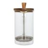 Ivorie 600 ml coffee press Standard | Transparent-Wood | No Branding | not available | not available