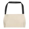 Nia 200 g/m² recycled cotton apron Solid black | not available