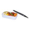 Snappy lunch box and cutlery set Standard | White | No Branding | not available | not available