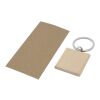 Gioia beech wood squared keychain Standard | Natural | Not applicable | No Branding | not available | not available