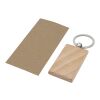 Gian beech wood rectangular keychain Standard | Natural | No Branding | not available | not available