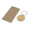 Nino bamboo round keychain Standard | Natural | Not applicable | No Branding | not available | not available