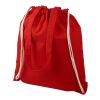 Eliza 240 g/m² cotton drawstring backpack Standard | Red | not available | No Branding | not available | not available | not available