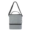 Tundra 9-can RPET lunch cooler bag Standard | Heather grey | Not applicable | No Branding | not available | not available | not available