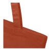 Madras recycled cotton tote bag 140 g/m² Brick | not available