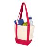 Sam 320 g/m² GRS recycled mini cotton tote bag Standard | Red-Natural | No Branding | not available | not available | not available
