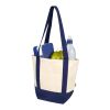 Sam 320 g/m² GRS recycled mini cotton tote bag Standard | Navy-Natural | No Branding | not available | not available | not available