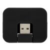 Gaia 4-port USB hub Standard | Solid black | No Branding | not available | not available