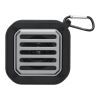 Solo 3W IPX5 RCS recycled plastic solar Bluetooth® speaker with carabiner Standard | Solid black | No Branding | not available | not available
