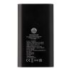 Juice 4000 mAh Type-C recycled aluminium wireless power bank Solid black | not available