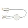 Alasia 5-in-1 recycled aluminium and plastic 30 cm data sync and 27W fast charge cable Standard | Silver | not available | No Branding | not available | not available