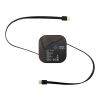 Gloas 5-in-1 recycled retractable data sync and 100W fast charge cable with smartphone tool kit Standard | Solid black | not available | No Branding | not available | not available