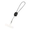 Arich RCS recycled wrist lanyard with built-in 20W Type-C charging cable Solid black