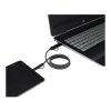 SMART 65W 100 cm RCS recycled magnetic 5-in-1 charging cable Solid black