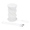 Celestia foldable recycled plastic table lamp White