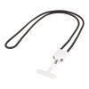 Ion 65W 5-in-1 recycled plastic lanyard charging cable White