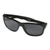 Eiger polarized sport sunglasses in recycled PET casing Standard | Solid black | 1-color Pad Print | right temple | 45 mm x 3 mm
