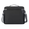 Aqua 20-can GRS recycled water resistant cooler bag 22L Standard | Solid black | No Branding | not available | not available | not available