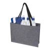 Felta GRS recycled felt gusset tote bag 20L Standard | Grey | No Branding | not available | not available | not available