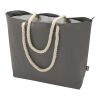 Panama GRS recycled beach cooler tote bag with cord handles Standard | Grey | No Branding | not available | not available