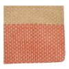 Rhythm straw paper zipped pouch 3L Brick