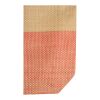 Rhythm straw paper tote bag 10L Brick