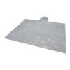 Fog poncho in round plastic container with carabiner White