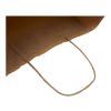 Kraft 80 g/m2 paper bag with twisted handles - medium Kraft brown | not available | No Branding | not available | not available