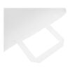 Kraft 80-90 g/m2 paper bag with flat handles - medium white | No Branding | not available | not available