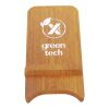 SCX.design W26 10W wooden wireless charging phone stand with light-up logo Brown | No Branding | not available | not available