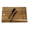 SCX.design K06 cheese board and knives set Brown | No Branding | not available | not available
