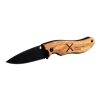SCX.design T33 foldable olive wood knife Brown
