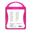 MyKit first aid premium kit Magenta | Digital Sticker | front | 90 mm x 127 mm