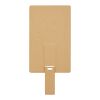 Rectangular degradable credit card USB Kraft brown | No Branding | not available | not available | 1 GB