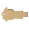 House-shaped recycled paper USB 2.0 Kraft brown | No Branding | not available | not available | 1 GB