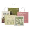 Agricultural waste 150 g/m2 paper bag with twisted handles - medium Off white | No Branding | not available | not available