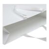 Smartfold 230 g/m2 paper bag with ribbon handles and matt lamination -  42 x 12 x 35 cm White