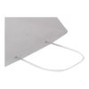 Kraft 120 g/m2 paper bag with twisted handles - 18 x 9 x 23 cm White