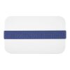 MIYO single layer lunch box White-Blue | No Branding | not available | not available