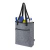 Felta GRS recycled felt cooler tote bag 12L Standard | Grey | Direct to Film | pocket | 160 mm x 100 mm | 300