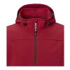 Langley men's GRS recycled softshell jacket Red | XS