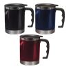 Stainless steel and AS double walled mug Gabi black | No Branding | not available | not available