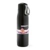 Lena Bottle rSS 570ml. Double wall and Leakproof. rPET handle Solid black | No Branding | not available | not available | not available