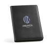 Orwell A4 Folder rPU. 64 FSC sheet notepad and zipper closure Black | No Branding | not available | not available | not available