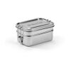 Picasso Lunchbox rSS 1240ml. 2 compartments and side buckles Silver | No Branding | not available | not available | not available