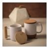 Ebro Mug Ceramic, Cork lid and base 380ml. Sublimation White | No Branding | not available | not available | not available