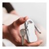 Evergreen Go 2-in1 keyring with powerbank. rTPE. LED indicator White | No Branding | not available | not available | not available