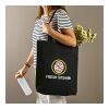 Blanc Shopping Bag rCotton 220gsm. 65cm handles and gusset Black