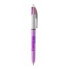 BIC 4-colour fashion pen White-Purple pastel | No Branding | not available | not available